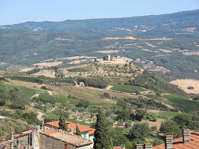 Vue sur le Val d'Orcia