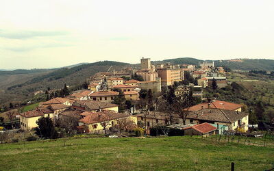 Vue sur Castellina in Chianti