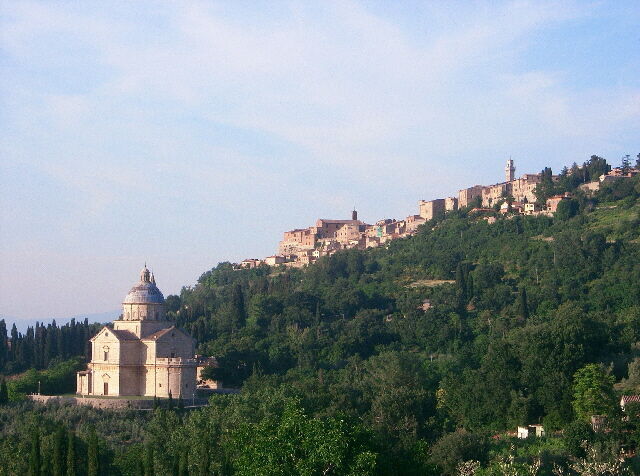 La ville de Montepulciano