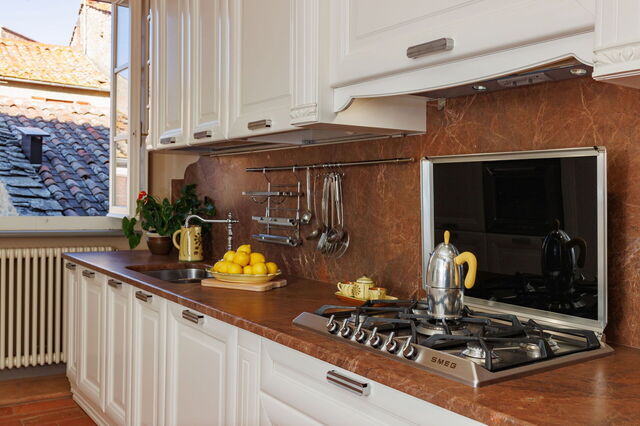 Appartement Zefferini, détail de la cuisine