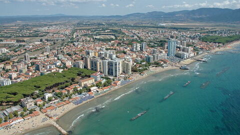 Vue sur Follonica