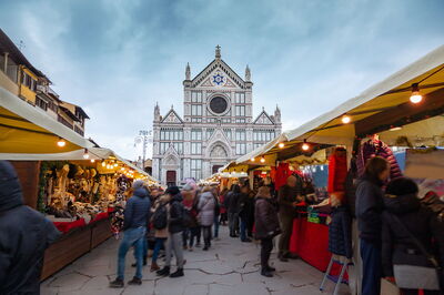 Marché de Noël sur la Piazza Santa Croce