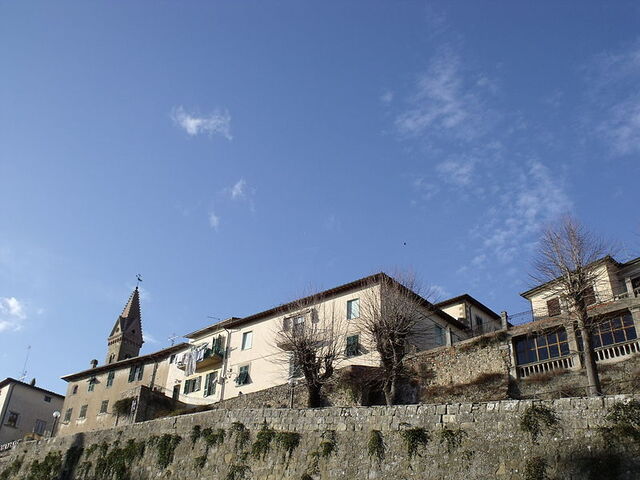 Vue sur la ville de Laterina