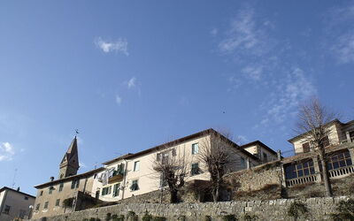 Vue sur la ville de Laterina