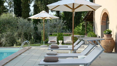 Villa Il Colto, au bord de la piscine