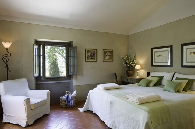 chambre de la villa Il Colto