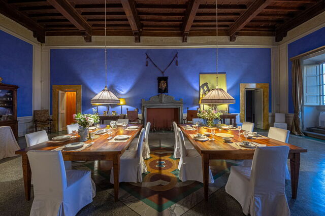 Castel Ruggero, salle à manger