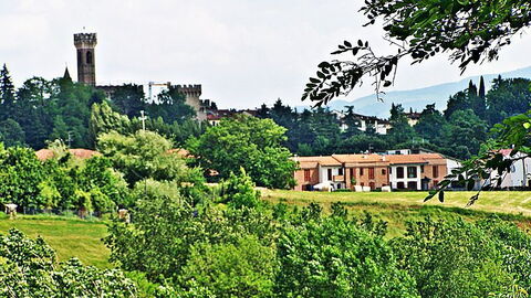 Vue sur la ville Scarperia