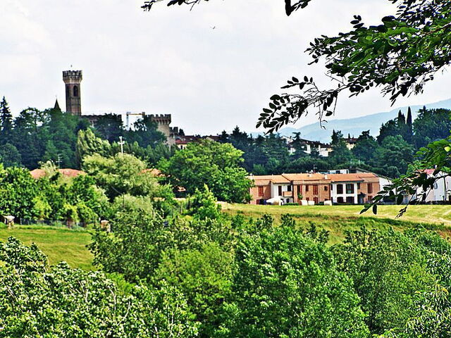 Vue sur la ville Scarperia
