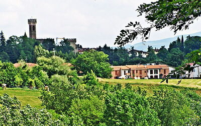 Vue sur la ville Scarperia