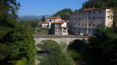 Vue sur Castelnuovo di Garfagnana