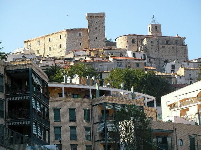 Vue sur la ville de Casoli