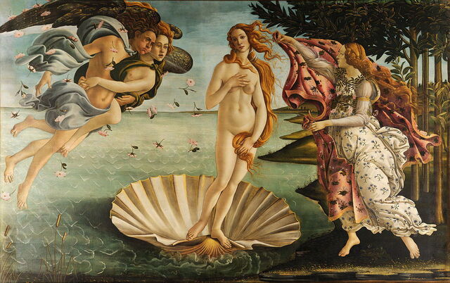 La naissance de Vénus de Botticelli