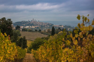 Vue de San Gimignano