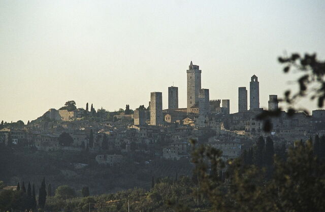 San Gimignano, ligne d'horizon