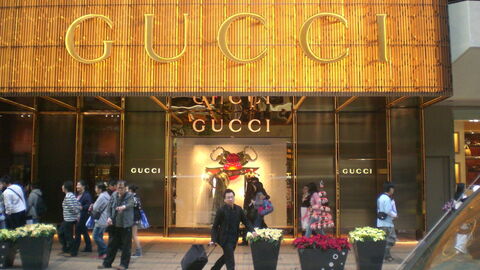 La boutique Gucci à Hong-Kong