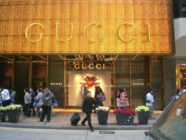 La boutique Gucci à Hong-Kong