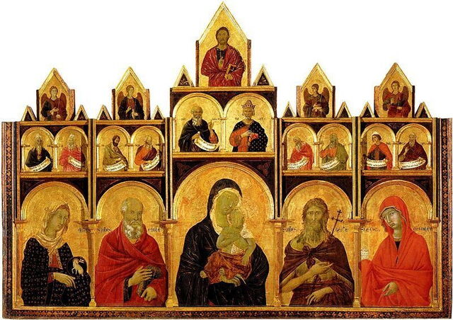 Madone des Franciscains, Duccio