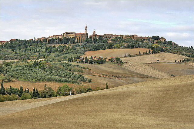 Vue sur la ville de Pienza