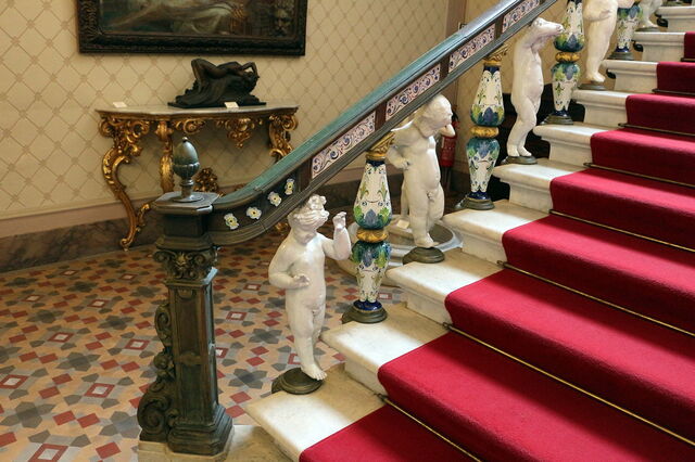 Villa Mimbelli, intérieur