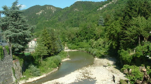 La rivière près de Marradi