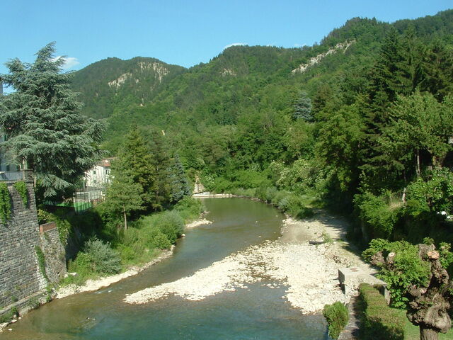 La rivière près de Marradi