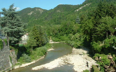 La rivière près de Marradi
