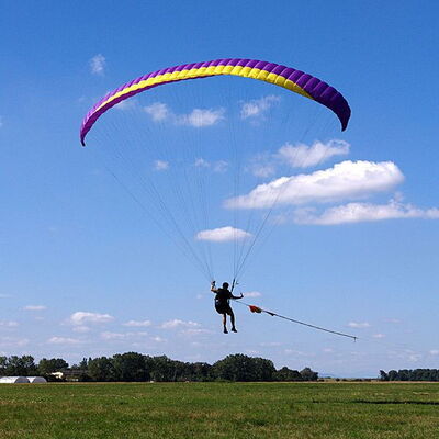 Le sport populaire de parapente