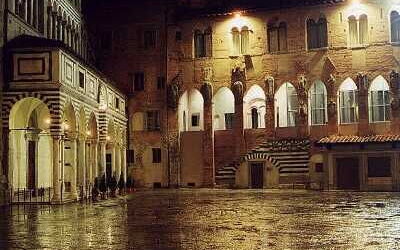 La Piazza del Duomo à Pistoia