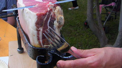 Prosciutto Traditionnellement servi