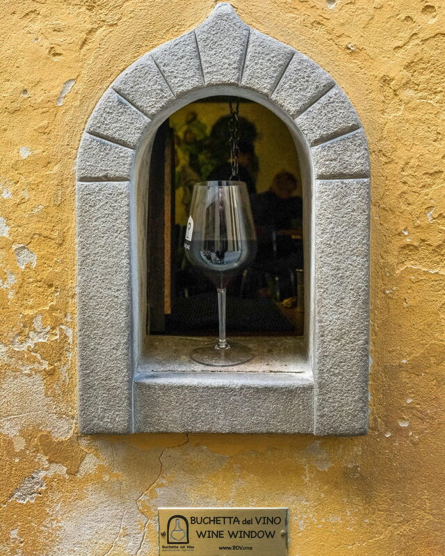 fenêtre à vin