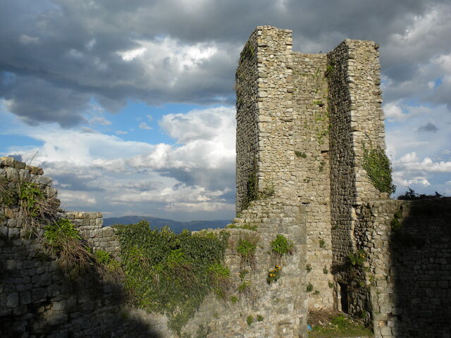 Les ruines de Civitella