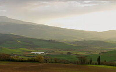 Vue sur le Val d'Orcia