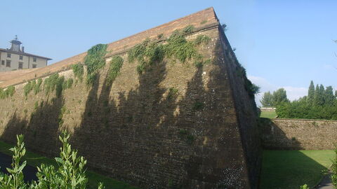 Les murs du Forte Belvedere