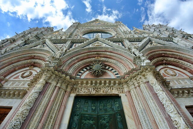 La cathédrale de Sienne, façade