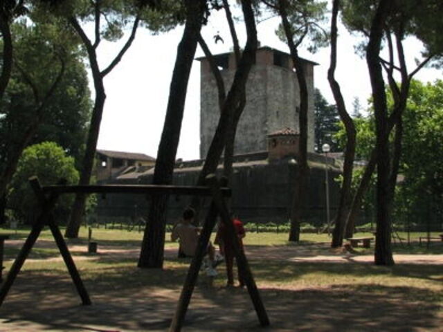Le château de Sainte Barbara à Pistoia