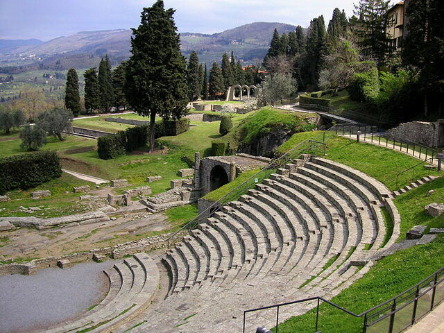 L'amphithéâtre de Fiesole