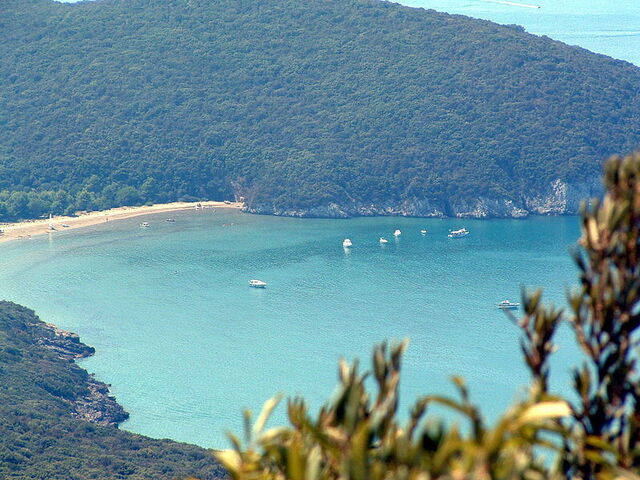Vue sur le parc national de Maremma