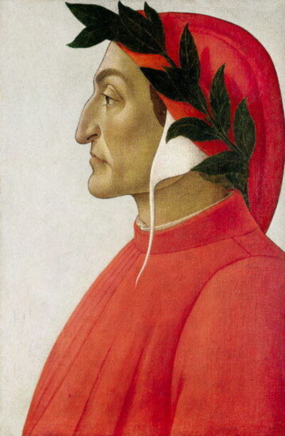 Portrait de Dante par Boticcelli
