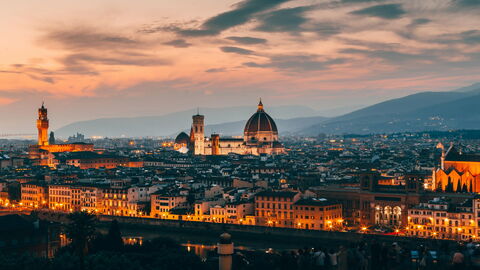 Florence au coucher du soleil