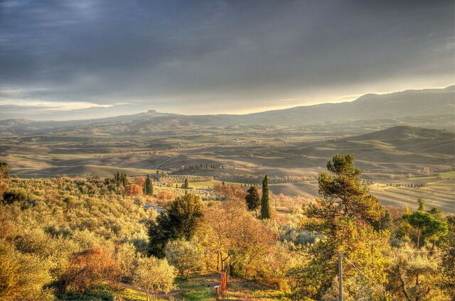 Vue de Pienza