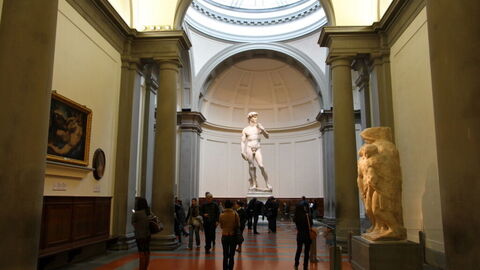 La Galleria dell' Accademia vue de l'intérieur