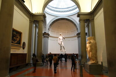 La Galleria dell' Accademia vue de l'intérieur