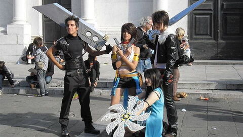 Cosplay de Final fantasy à Lucques
