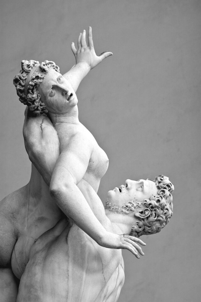 Giambologna, L'Enlèvement des Sabines, détail