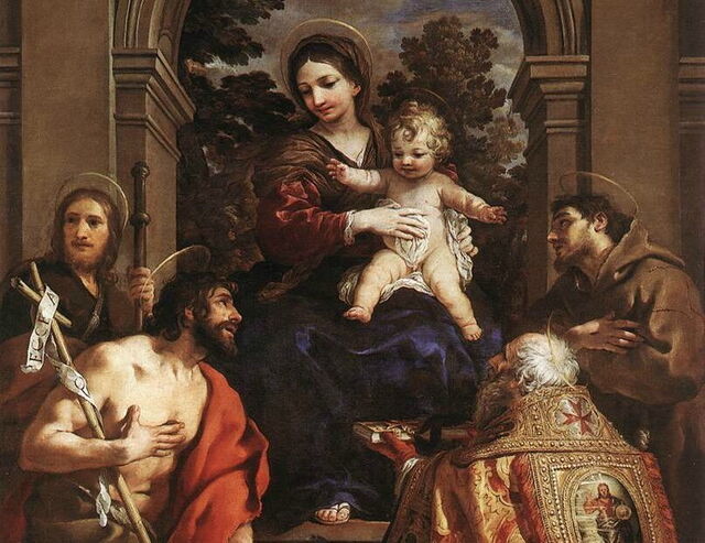 La Madonne et les saints