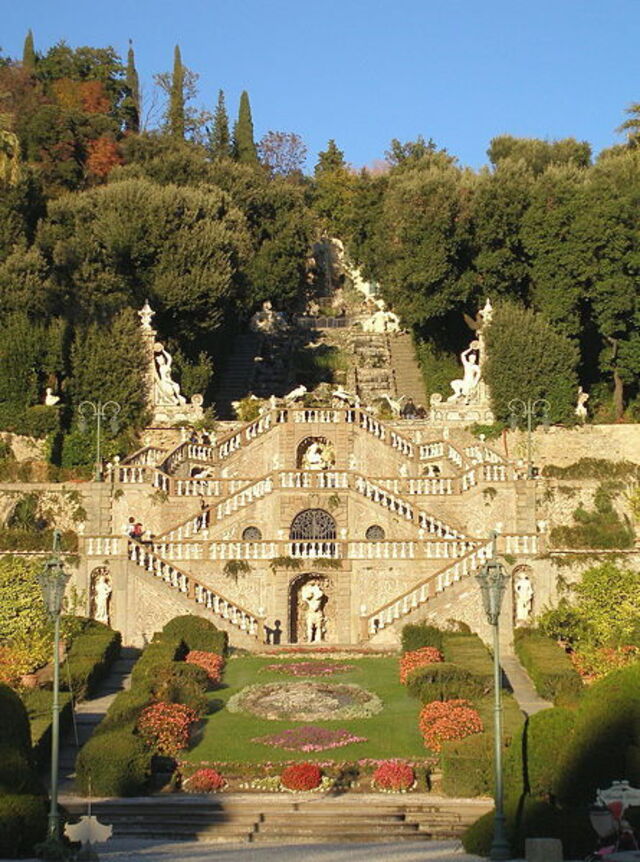 Vue sur la villa Garzoni