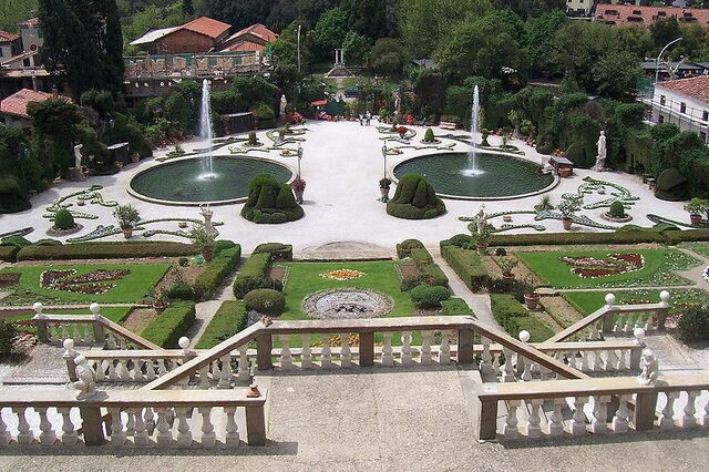 Vue sur les jardins Garzoni à Collodi