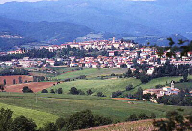 Vue de Bibbiena ville