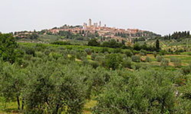 Vue panoramique sur San Gimignano